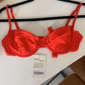 Monday Swimwear - Maui Top in Chili Pepper